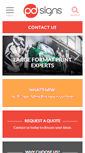 Mobile Screenshot of pdsigns.ie