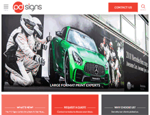 Tablet Screenshot of pdsigns.ie